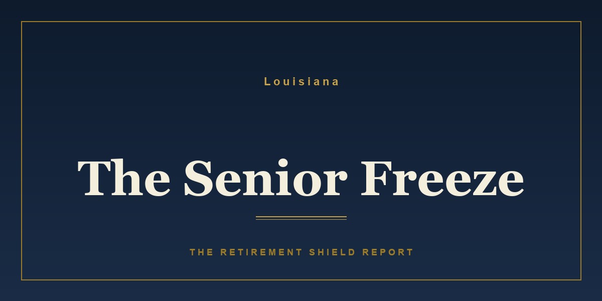 The Homestead Exemption and Senior Property Tax Freeze in Louisiana